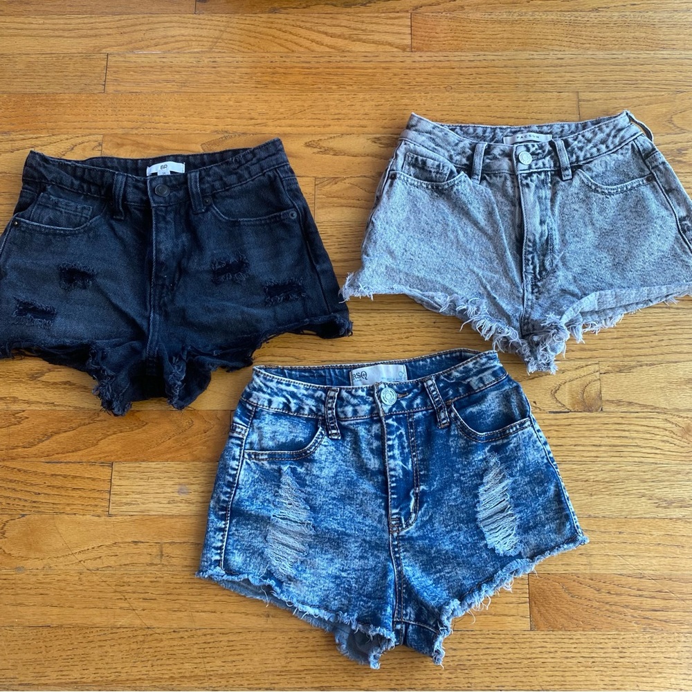 denim shorts bundle